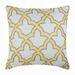 Pillow Cover 22x22 inch (55x55 cm) Pillow Covers Decorative Yellow Throw Pillows Cover Couch Lattice Trellis Beaded Cotton Linen Cushion Covers Geometric - Yellow Sunset Taj