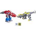 Transformers Dinobot Adventures Dino Optimus and Bumblebee 2-Pack Converting Action Figures Bundle with 2 My Outlet Mall Stickers