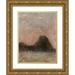 Stramel Renee W. 15x18 Gold Ornate Wood Framed with Double Matting Museum Art Print Titled - Misty Morning Mesa I