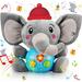 Plush Elephant Music Baby Toys Cute Stuffed Animal Light Up Baby Toys Newborn Baby Musical Toys for Infant Babies Boys & Girls Toddlers