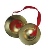 2Pcs Copper Cymbal Hand Percussion KTV Rhythm Beat Instrument Toys for Kids &