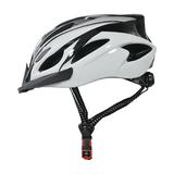 Adult Mens Bike Helmet Scooter Helmets for Men Women Casco Para Bicicleta -Black+White