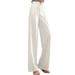 Bigersell Wide Leg Pants for Women Full Length Pants Women s Fashion Casual Full-Length Loose Pants Solid High Waist Trousers Long Straight Wide Leg Pants Curvy Bootcut Pants for Ladies