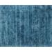 Ahgly Company Indoor Rectangle Contemporary Blue Ivy Blue Abstract Area Rugs 8 x 10