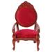 1Pc Mini Chair Ornament Mini Furniture Adornment Wooden Chair Furniture Model