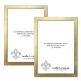 11x14 Gold Picture Frame for Puzzles Posters Photos or Artwork (2-Pack)