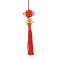 Mightlink Chinese Knot Ornament Handmade Propitious Lucky Anti-fade Reusable Amulet Red New Year Home Decor Lantern Tassels Knot for Car