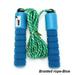 Exercise Tool Body Building Sports Accessories Fitness Accessories Jump Ropes Electronic Counting Anti Slip Handle Skip Rope BLUE BRAIDED ROPE