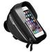 Winnereco Bike Front Frame Touch Screen Waterproof Phone Bag Top Tube Pannier (Black)