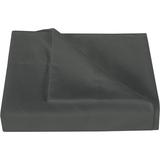 1200 Thread Count 3 Piece Flat Sheet ( 1 Flat Sheet + 2- Pillow cover ) 100% Egyptian Cotton Color Dark Grey Solid Size King