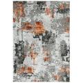 SAFAVIEH Craft Constantine Abstract Area Rug Grey/Orange 5 3 x 7 6
