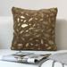 New Modern European Plaid Pillow Cover Plush Gilding Office Home Sofa Cushion Cover