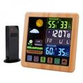 Creative Multifunctional Full Touch Screen Wireless Weather Clock With Internal Color Display