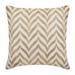 Pillow Cover Pillow Cover 18x18 inch (45x45 cm) White Throw Pillow Cover Linen Throw Pillow Cover Art Geometric Zardozi Pillow Cover Geometric - Golden Divide
