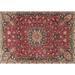 Ahgly Company Machine Washable Indoor Rectangle Traditional Light Copper Gold Area Rugs 4 x 6