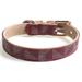 Dog leather collar fashionable plaid pattern collar suitable for cats and dogs