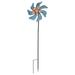 NUOLUX Wind Windmill Stake Spinners Garden Metal Pinwheel Outdoor Spinner Yard Iron Sunflower Decor Decor Garden Spinners