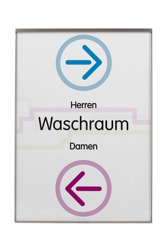 GLASGOW Wegweiser DIN A4 hoch Image