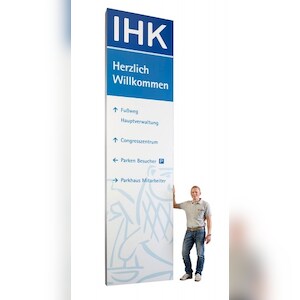 MADRID Silver Line Außenaufsteller Magnum XL, 400 x 125 x 16,7 cm Image