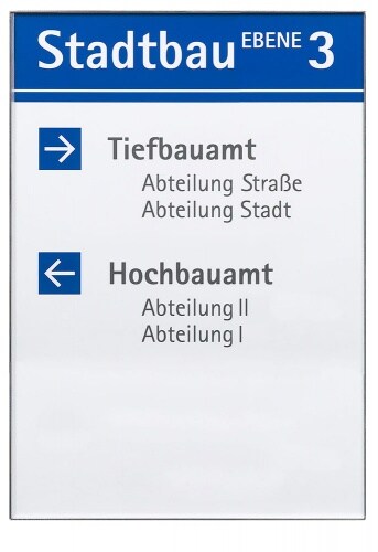 RIO Wegweiser ~DIN A3, Klebemontage, inkl. Kleber Image