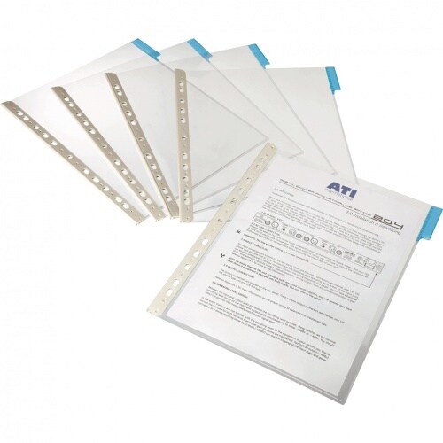 DURABLE FUNCTION Sichttafel-System, blau, doku.echte Folie, DIN A4, 5/VE Image