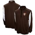 Men's Franchise Club Brown Bowling Green St. Falcons Flex Thermatec Quarter-Zip Jacket