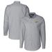 Men's Cutter & Buck Charcoal George Mason Patriots Vault Stretch Oxford Long Sleeve Button-Down Shirt
