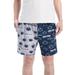 Men's Concepts Sport Navy/White Penn State Nittany Lions Breakthrough Knit Split Shorts