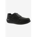Wide Width Men's Miles Casual Shoes by Drew in Black Nubuck Leather (Size 12 W)