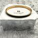 Kate Spade Jewelry | Kate Spade Idiom Bangle "Draw The Line" - Gold/Black | Color: Black/Gold | Size: Os