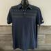 Adidas Shirts | Adidas Men's 3-Stripes Mapped Golf Polo Size Large | Color: Blue | Size: L