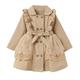 Sweet Kid Girls Coat Jackets Toddler Child Kids Baby Girls Solid Patchwork Tulle Bowknot Rain Jacket Winter Coats Outer Outfits Clothes