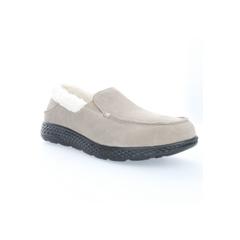 Wide Width Women's Propet Britt Slippers by Propet in Stone (Size 12 W)