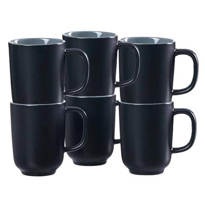 Ritzenhoff & Breker Jasper Kaffeebecher 6er Set schwarz