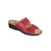 Pantolette FRANKEN-SCHUHE, Damen, Gr. 38, rot, Glattleder, sportlich, Schuhe
