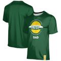 Men's ProSphere Green Golden West College Dad Logo Stripe T-Shirt