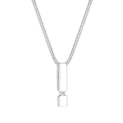 Elli DIAMONDS - Stab Diamant 925 Sterling Silber Ketten 1 ct Damen