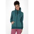 Sweatjacke ALIFE & KICKIN "VivianAK B Sweatjacket Damen Sweatjacke" Gr. S, grün (forest melange) Damen Sweatjacken