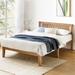 Red Barrel Studio® Travie Solid Wood Platform Bed Metal in Gray/Green/Brown | 37 H x 75.5 W x 79.5 D in | Wayfair 126A372D0DE448EC83C07121EA65167B