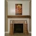 Millwood Pines Shiela Fireplace Shelf Mantel in Brown/Green | 7 H x 48 W x 6.25 D in | Wayfair 669632435F73435EA2B4D4620CD8AC01
