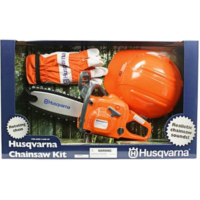 Kindersäge Set mit Helm und Handschuhe - Kindersägen Spielset - Husqvarna Image