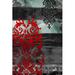 Charlton Home® Red Black Damask Canvas | 30 H x 20 W x 1.25 D in | Wayfair 6BAC58DA7D664C4DA5477C3AD8961186