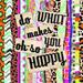 Trinx Oh So Happy - Wrapped Canvas Textual Art Canvas | 30 H x 30 W x 1.25 D in | Wayfair 2998661828FD4627A618641A2E6D5125