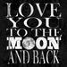 Trinx Love You to the Moon 2 - Wrapped Canvas Textual Art Canvas | 12 H x 12 W x 1.25 D in | Wayfair A325D3E8BBAC4CB2B4AC186353D70C30