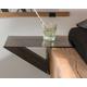 Massivholz »Montreal« Hängenachtkommode aus Metall 2er-Set Schwarz Oxidiert