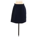 Katherine Barclay Casual Skirt: Blue Solid Bottoms - Women's Size 2