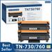TN730/TN760 Toner: 2 Pack High Yield Black Compatible Toner Cartridge Replacement for Brother MFC-L2710DN HL-L2395DW DCP-L2550DW HL-L2350DW MFC-L2710DN HL-L2395DW Printer