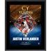 Justin Verlander Houston Astros 10.5" x 13" 2022 American League Cy Young Award Sublimated Plaque