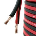 5 Ft 18 Gauge AWG Speaker Wire Cable Car Home Audio 5 Black and Red Zip Wire DS18