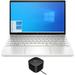 HP ENVY 13 Home/Business Laptop (Intel i5-1135G7 4-Core 13.3in 60Hz Full HD (1920x1080) Intel Iris Xe 8GB RAM 512GB m.2 SATA SSD Backlit KB Win 11 Pro) with 120W G4 Dock